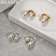 Load image into Gallery viewer, Modern Jewelry Vintage Pearl Earrings 2022 New Trend Elegant Temperament Drop Earrings for Women Party Gifts
