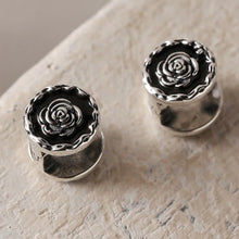Load image into Gallery viewer, Prevent Allergy Silver Color Rose Flower Stud Earrings Charm Women Girl New Fashion Vintage Handmade Party Jewelry Gifts
