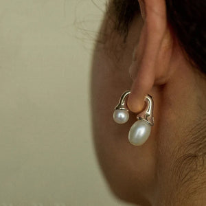 Modern Jewelry Vintage Pearl Earrings 2022 New Trend Elegant Temperament Drop Earrings for Women Party Gifts