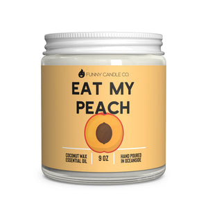 Eat My Peach Candle