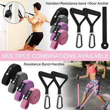 Load image into Gallery viewer, Fabric Long Resistance Bands - Pull up Bands Pull up Assistance Bands Long Workout Bands with Handles, Exercise Bands for Working Out
