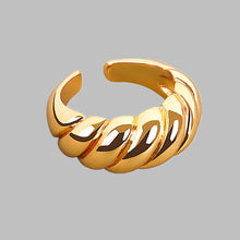 Load image into Gallery viewer, 2020 Gold Color Silver Color Metal Minimalist Glossy Wide Open Rings Geometric Finger Rings for Women Men Jewelry
