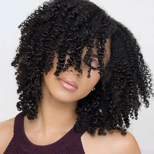 Mongolian Kinky Curly Clip-Ins  Remy Human Hair Natural - Two-One-Fifth Co.