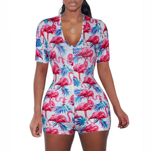 NEW Women's Romper/Short Sleeve V-Neck - Two-One-Fifth Co.