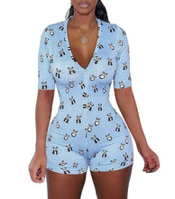 Load image into Gallery viewer, NEW Women&#39;s Romper/Short Sleeve V-Neck - Two-One-Fifth Co.

