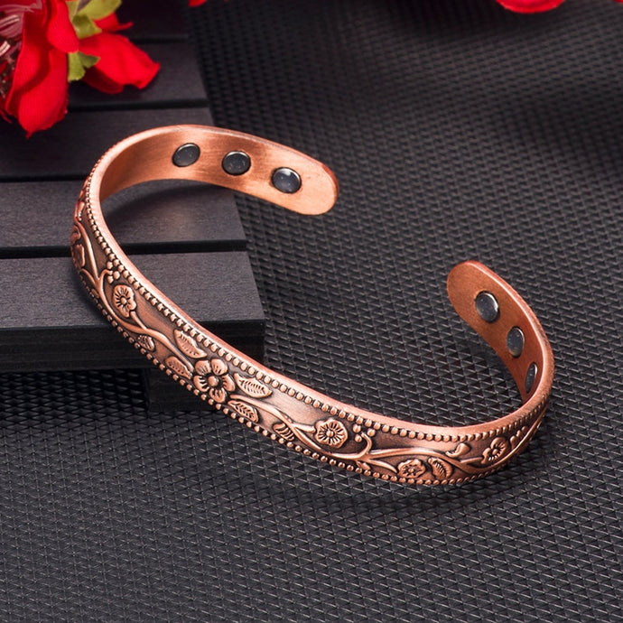 Energy Magnetic Pure Copper Adjustable Bracelet - Two-One-Fifth Co.