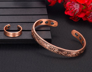 Energy Magnetic Pure Copper Adjustable Bracelet - Two-One-Fifth Co.