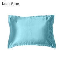 Load image into Gallery viewer, Queen Standard Imitation Silk Satin Pillow Case Multi Colors - Two-One-Fifth Co.
