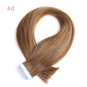 Tape-In Remy Human Hair Extensions 18" 20" 22"  Color 1B/613/27/4 - Two-One-Fifth Co.