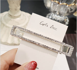 Luxury Full Crystal Waterdrop Square Hair Clip - Two-One-Fifth Co.