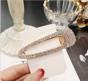 Luxury Full Crystal Waterdrop Square Hair Clip - Two-One-Fifth Co.