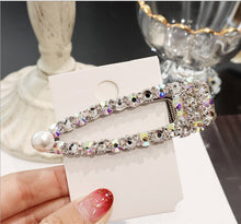 Load image into Gallery viewer, Luxury Full Crystal Waterdrop Square Hair Clip - Two-One-Fifth Co.

